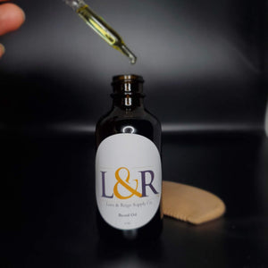 L&R Beard & Mustache Wooden Comb