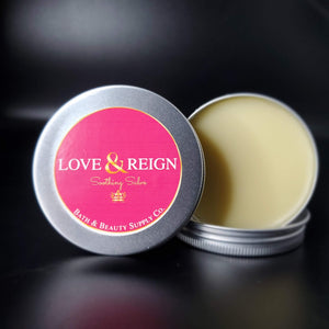 Great way to soothe dry skin. Calming scent of chamomile essential oils. Made with organic Mango & Shea butter, infused calendula & chamomile oil, sweet almond, candelilla wax and vit E. Easily accessible moisture in a 2 oz eco friendly tin. Plant based & cruelty free