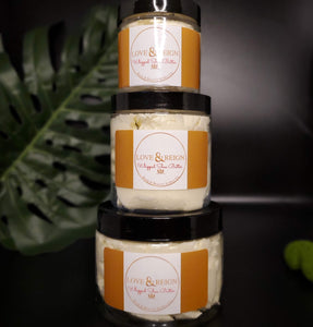 Natural healing properties that may be beneficial for dry skin conditions  Full of antioxidants aimed to naturally reduce scars & fine lines Chemical free, moisturizing hair sealant Made with unrefined shea butter and oil blend (coconut, jojoba, sweet almond, avocado ,grapeseed, rosehip, hemp seed & argon) Best used on clean damp hair.  Use as needed for skin care.  A little goes a long way. Allow butter to melt in your hands and apply.   