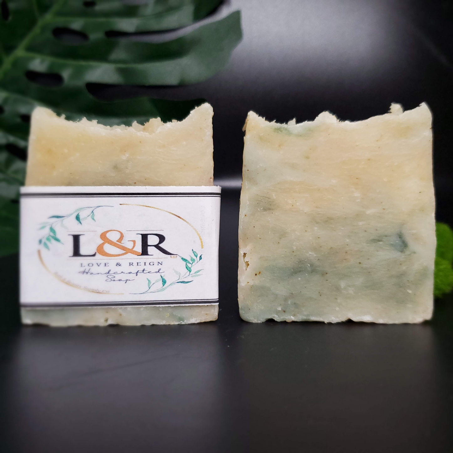 Handcrafted with all natural ingredients (saponified shea butter, cocoa butter, coconut oil, olive oil, and castor oil) free from harsh chemicals. Formulated using a plant based recipe, designed to cleanse your skin and provide moisturization. Our soap designs and fragrances are made with natural colorants and pure essential oils. Naturally pigmented with chlorophyll, paprika, and ground clove. Scented with vetiver & cedarwood essential oils, noted to have antiseptic and anti-inflammatory properties.