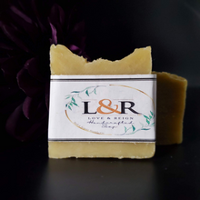 Load image into Gallery viewer, Good for sensitive skin. Hemp soap bar is good for all skin types. Unscented and naturally pigmented. 
