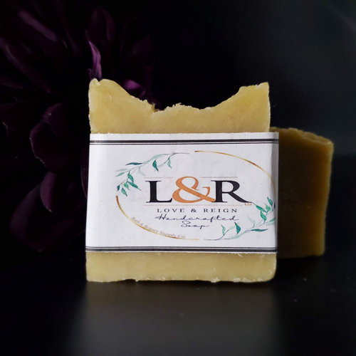 Good for sensitive skin. Hemp soap bar is good for all skin types. Unscented and naturally pigmented. 